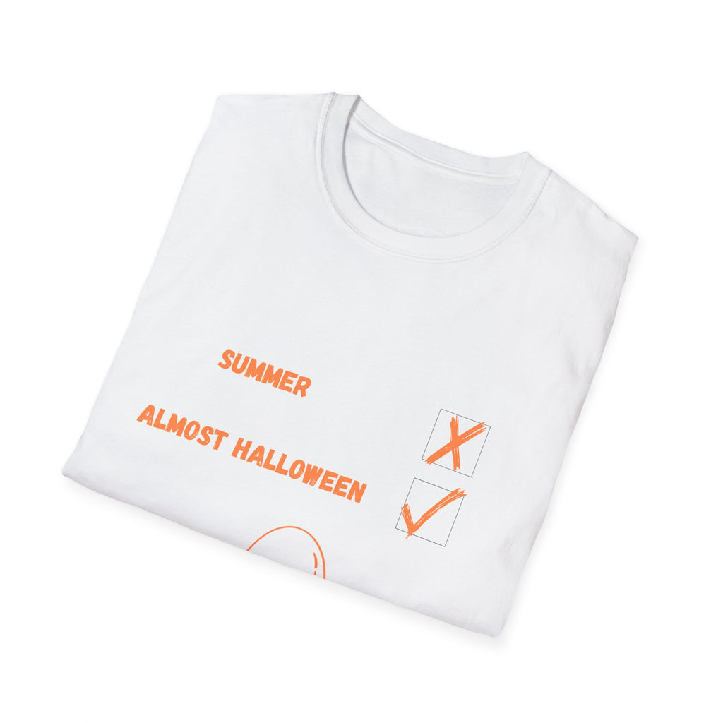 Halloween T-Shirt - 'Almost Halloween' Cute Ghost Tee