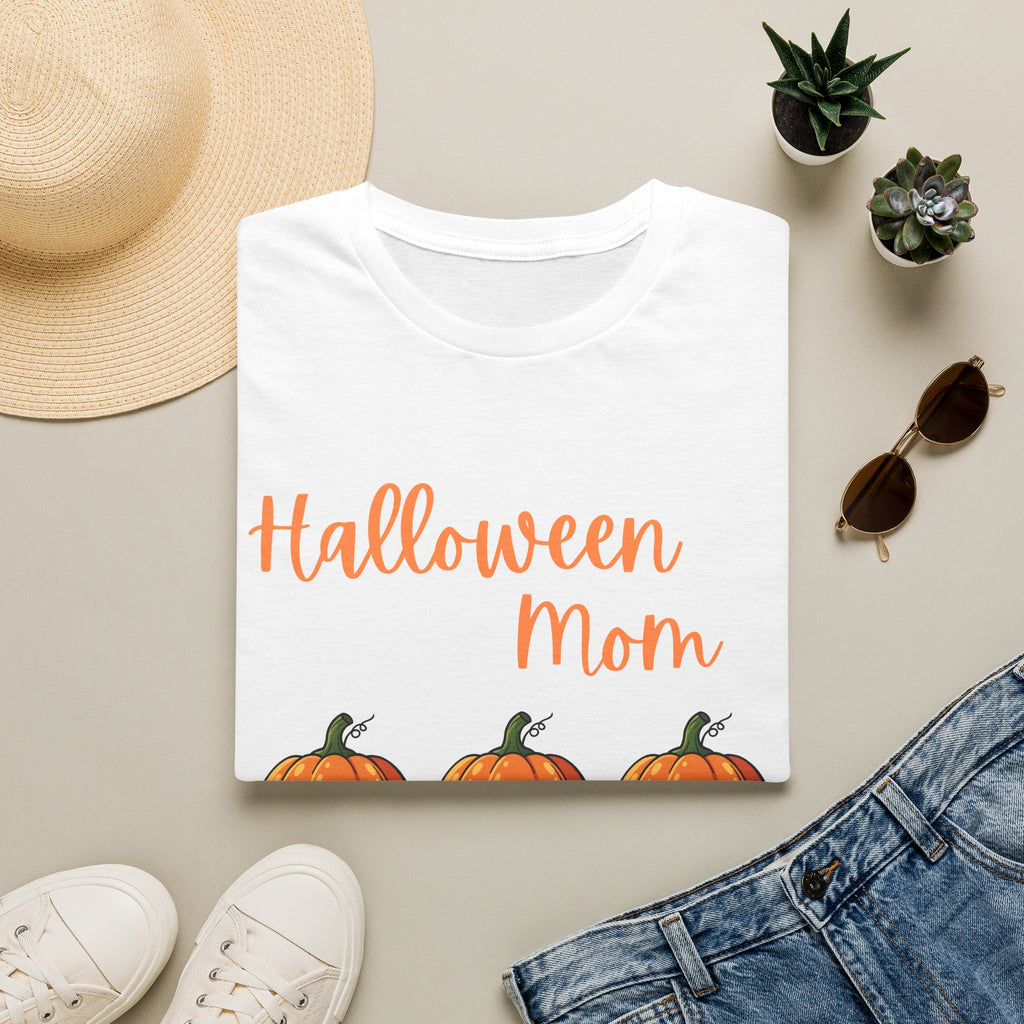 Halloween Mom T-Shirt — Cute Pumpkins Fall Tee for Moms, Halloween Family Outfit