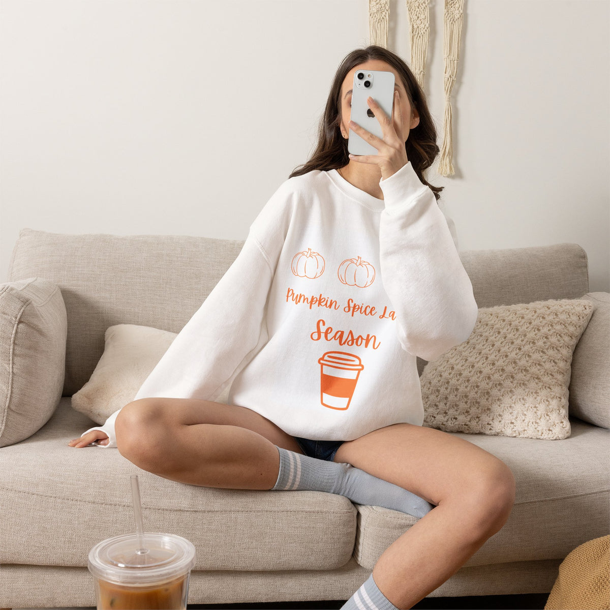 Pumpkin Spice Latte Season Sweatshirt